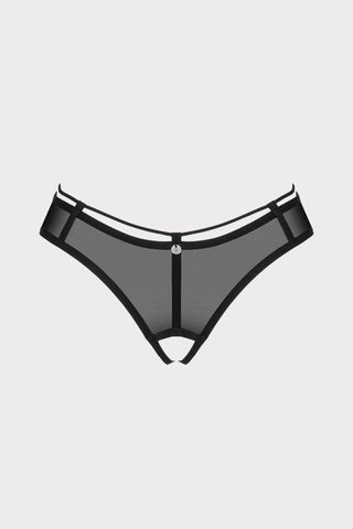 Obsessive Roxelia Crotchless Thong Black