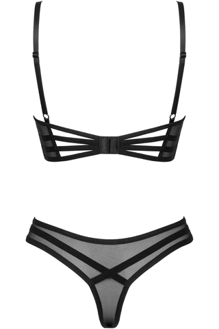 Obsessive Roxelia Bra & Thong Black