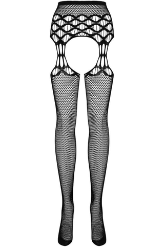 Obsessive S816 Garter Tights Black