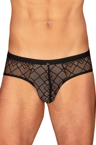 Obsessive Severio Men's Jockstrap Brief Black