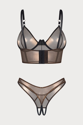 Soranna Wire Bra & Crotchless Thong
