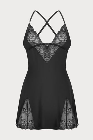 Obsessive Sparkly Night Babydoll & Thong
