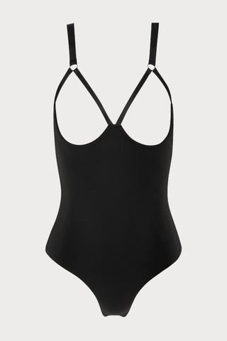 Tapage Nocturne Black Cupless Bodysuit