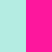 panorama turquoise/neon pink