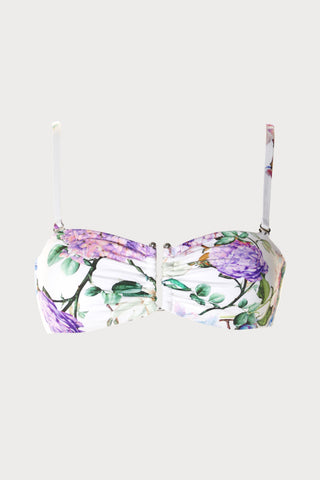 English Rose Bandeau Bikini Top