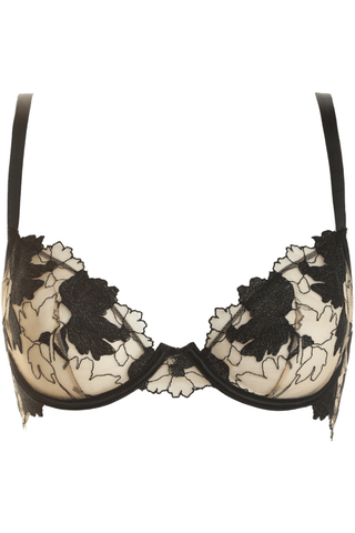 Prelude La Dolce Vita Underwired Half Cup Bra Black