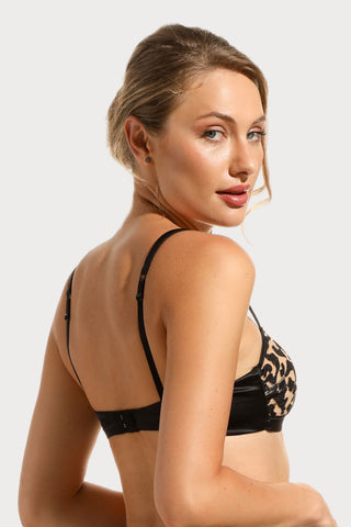 Prelude Black Bandeau Bra Les Nuits Folles - Wireless Bralette