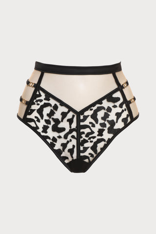Les Nuits Folles High Waist Brazilian in Black
