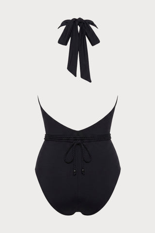 Mermaids Cutout Swimsuit in Black