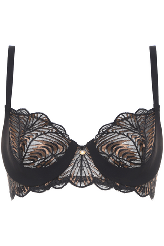 Prelude Seduction Black Lace Underwired Bra