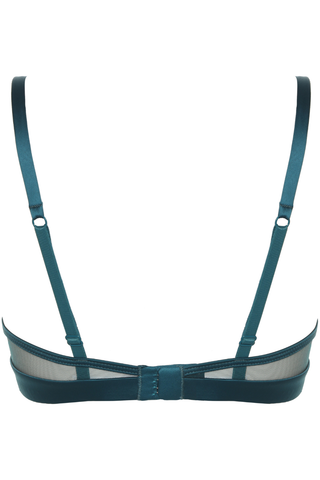 Prelude Venus Teal Embroidery Wired Triangle Bra