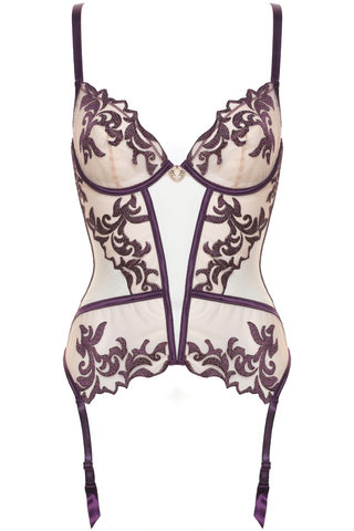 Prelude Venus Violet Embroidery Basque