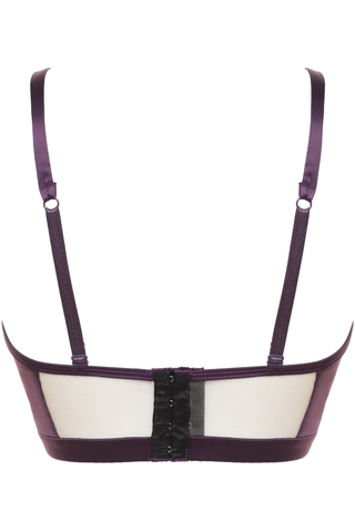 Prelude Venus Violet Embroidery Wireless Bralette