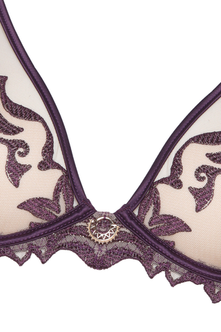 Prelude Venus Violet Embroidery Wired Triangle Bra