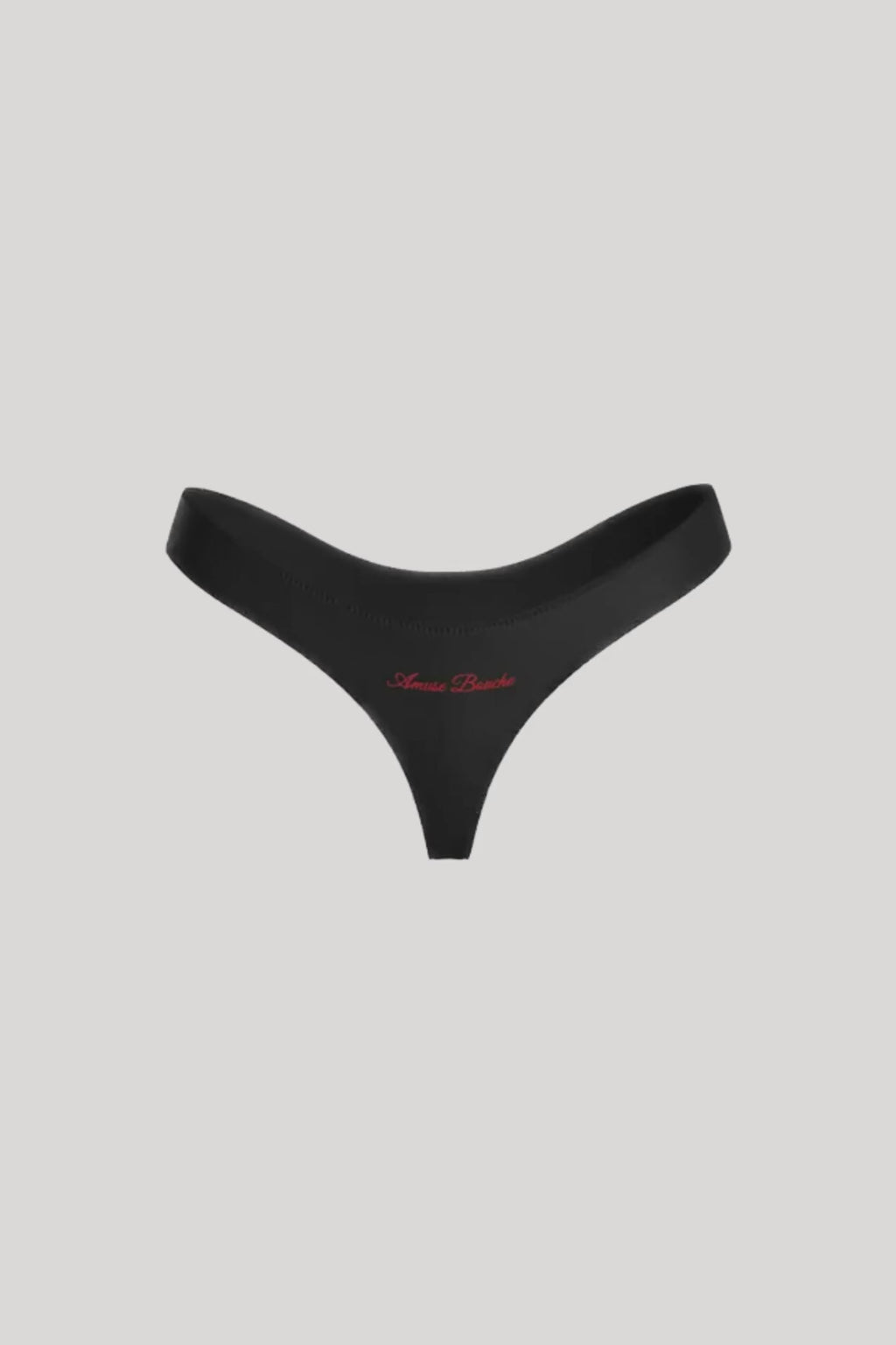 Scandale Dédicace Satin High Hips Thong Black