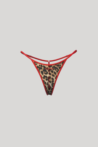 Scandale Sauvage Micro Thong Leopard