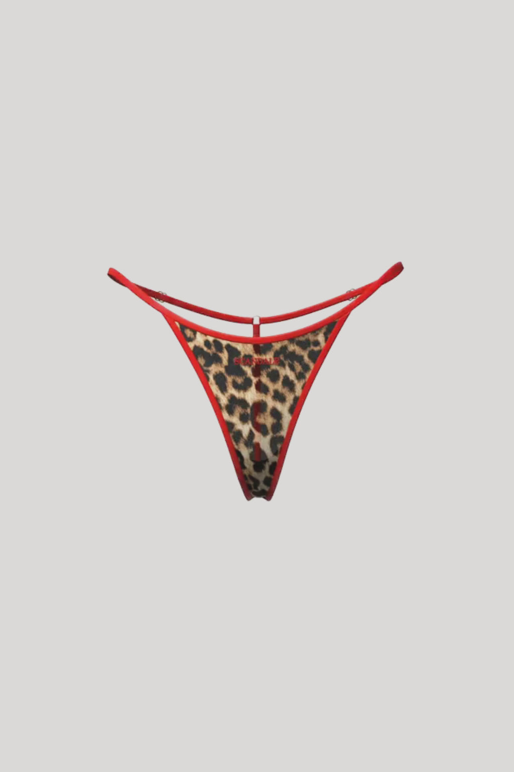Scandale Sauvage Micro Thong Leopard