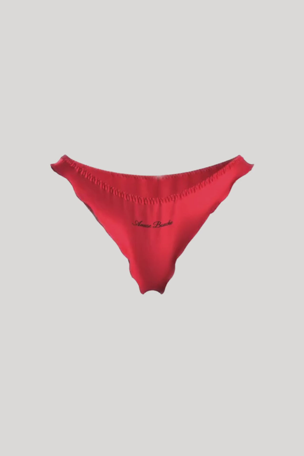 Scandale Dédicace Satin French Knicker Red