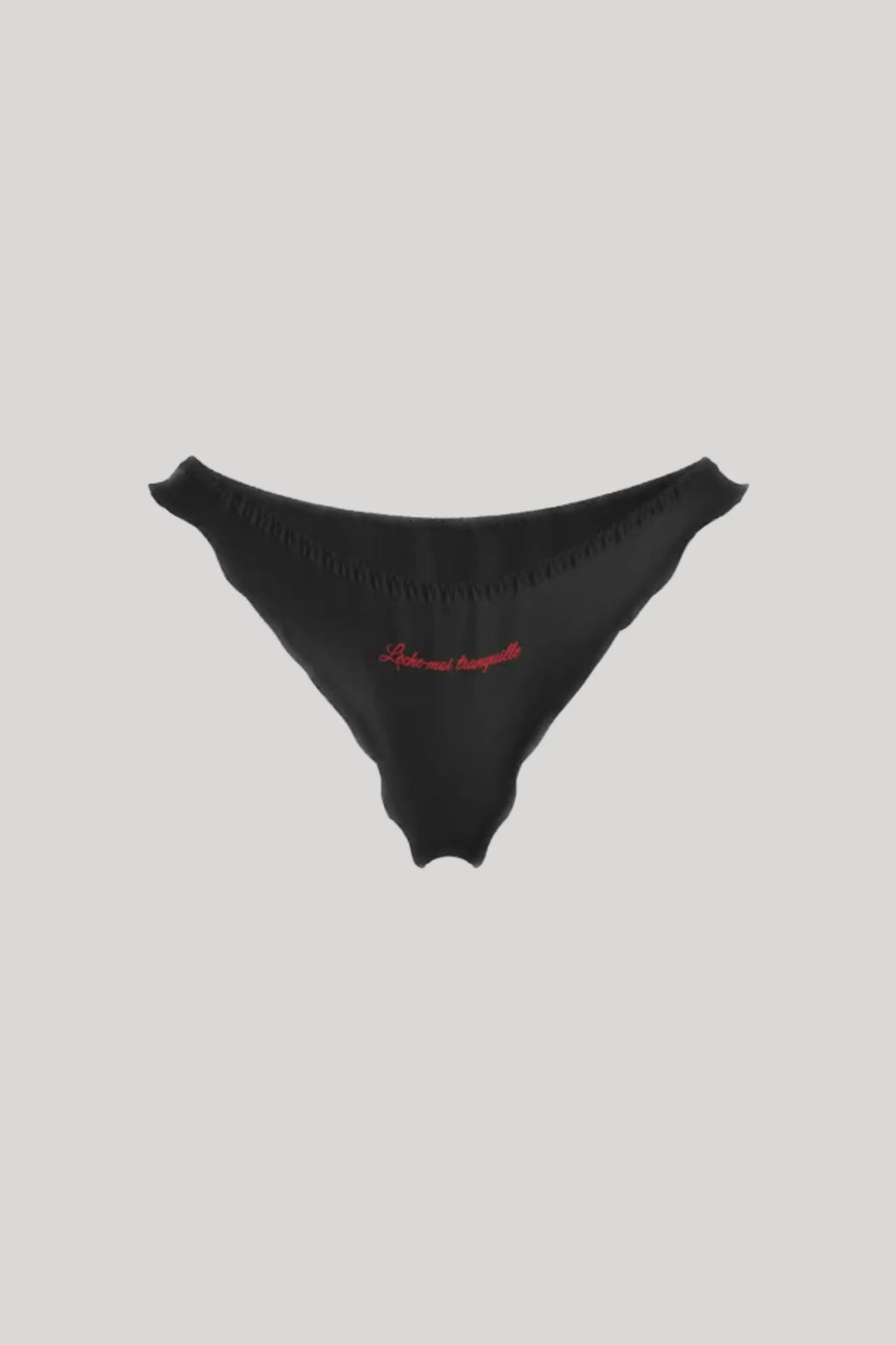 Scandale Dédicace Satin French Knicker Black