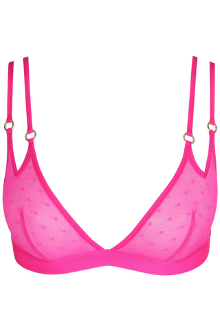 Sarda Rincon Pink Bralette - Sexy Wireless Bra