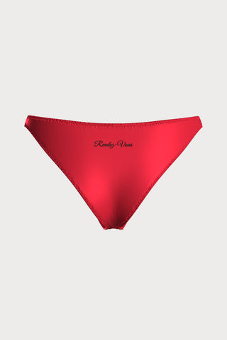 Scandale Dédicace Satin Brief Red