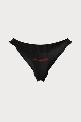 Scandale Dédicace Satin French Knicker Black
