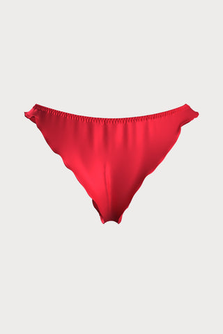 Scandale Dédicace Satin French Knicker Red
