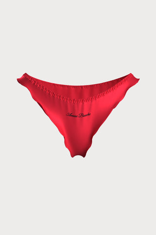 Scandale Dédicace Satin French Knicker Red