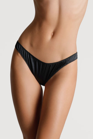 Scandale Dédicace Satin Logo Brief Black
