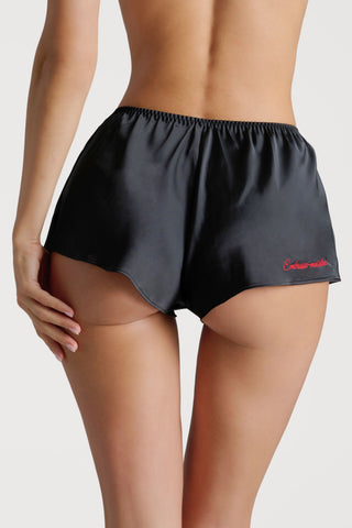 Scandale Dédicace Satin Shorty Black