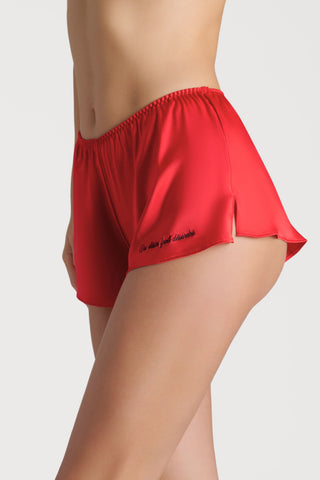 Scandale Dédicace Satin Shorty Red