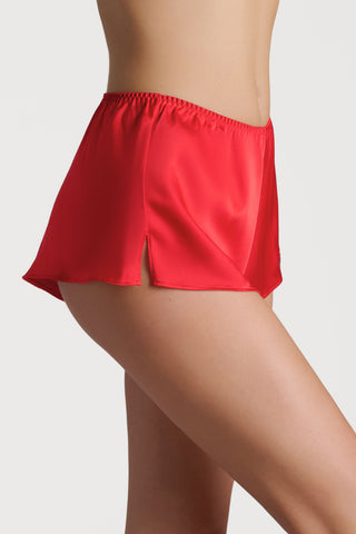 Scandale Dédicace Satin Shorty Red