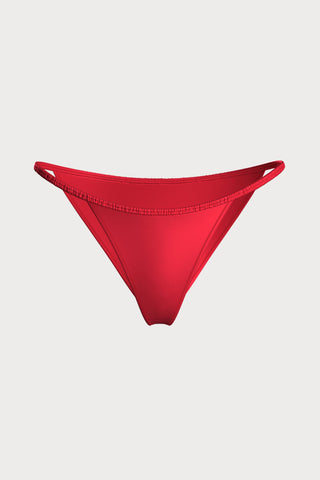 Scandale Dédicace Satin Strap Brief Red