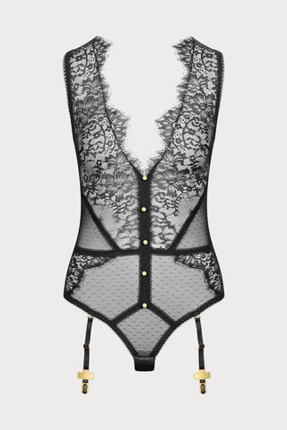 Scandale Inspiration Divine V Neck Thong Bodysuit