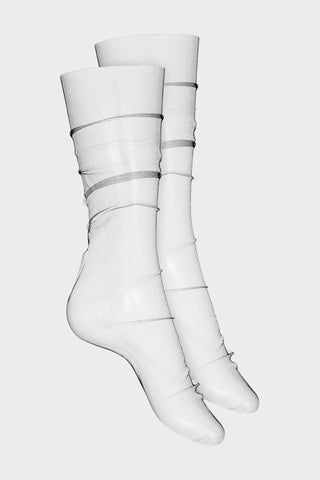 Scandale x Maison Close Black Sheer Tulle Socks - Naughty Knickers