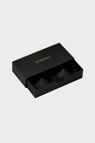 Scandale Metal Nipple Covers Black