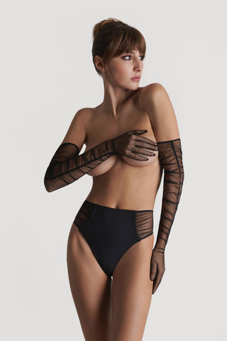 Scandale Nuit Fauve Opera Gloves Black