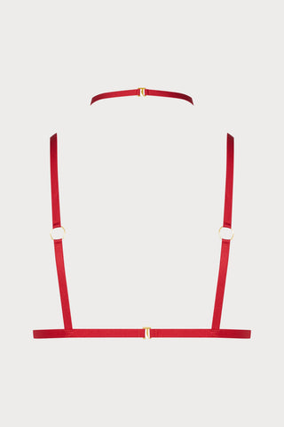 Scandale Parure Signature Choker Harness Red