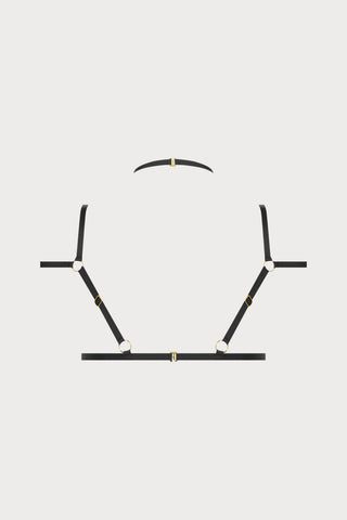 Scandale Parure Signature Shoulder Harness Black