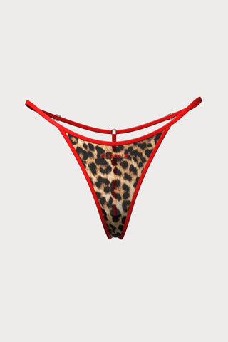 Scandale Sauvage Micro Thong Leopard