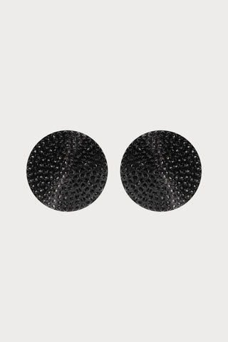 Scandale Strass Metal Nipple Covers Black