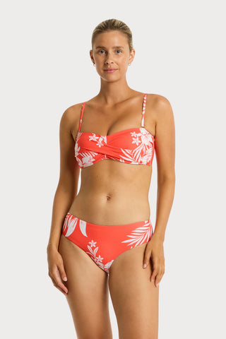 Aloha Twist Bandeau Bikini Top