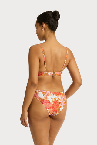 Daisyfield Balconette Bikini Top in Coral