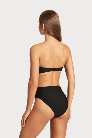 Honeycomb High Waist Bikini Bottom