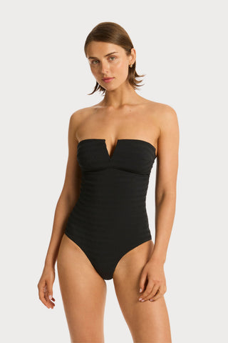 Palisades V Bandeau Swimsuit, Size S (UK 10)