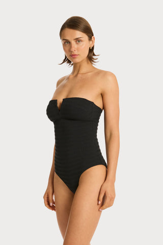 Palisades V Bandeau Swimsuit, Size S (UK 10)