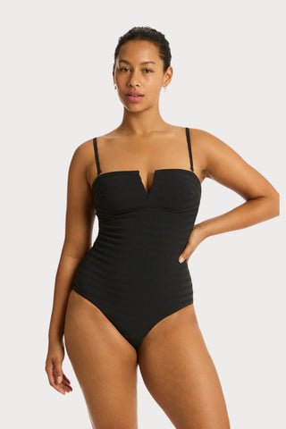 Palisades V Bandeau Swimsuit, Size S (UK 10)