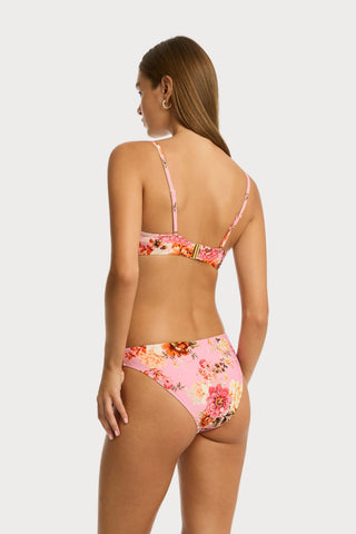Rosewood Balconette Bikini Top in Pink
