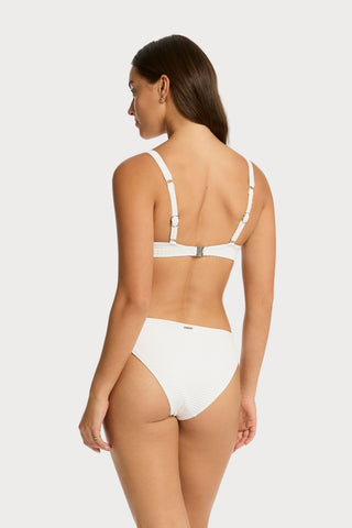 Spinnaker Cheeky Bikini Bottom in White
