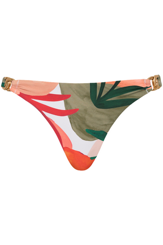 Sea Level Tropaluxe Chain Link Bikini Bottom Khaki